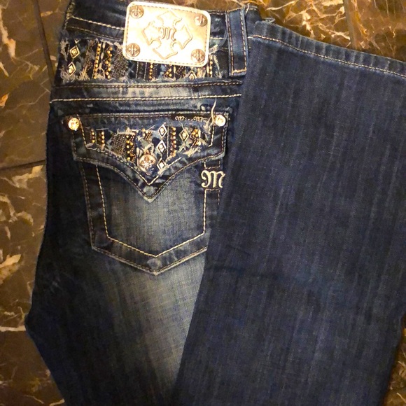 MISS ME JEANS…Excellent condition🌸 Gold, Silver & Black bling! - Picture 2 of 10